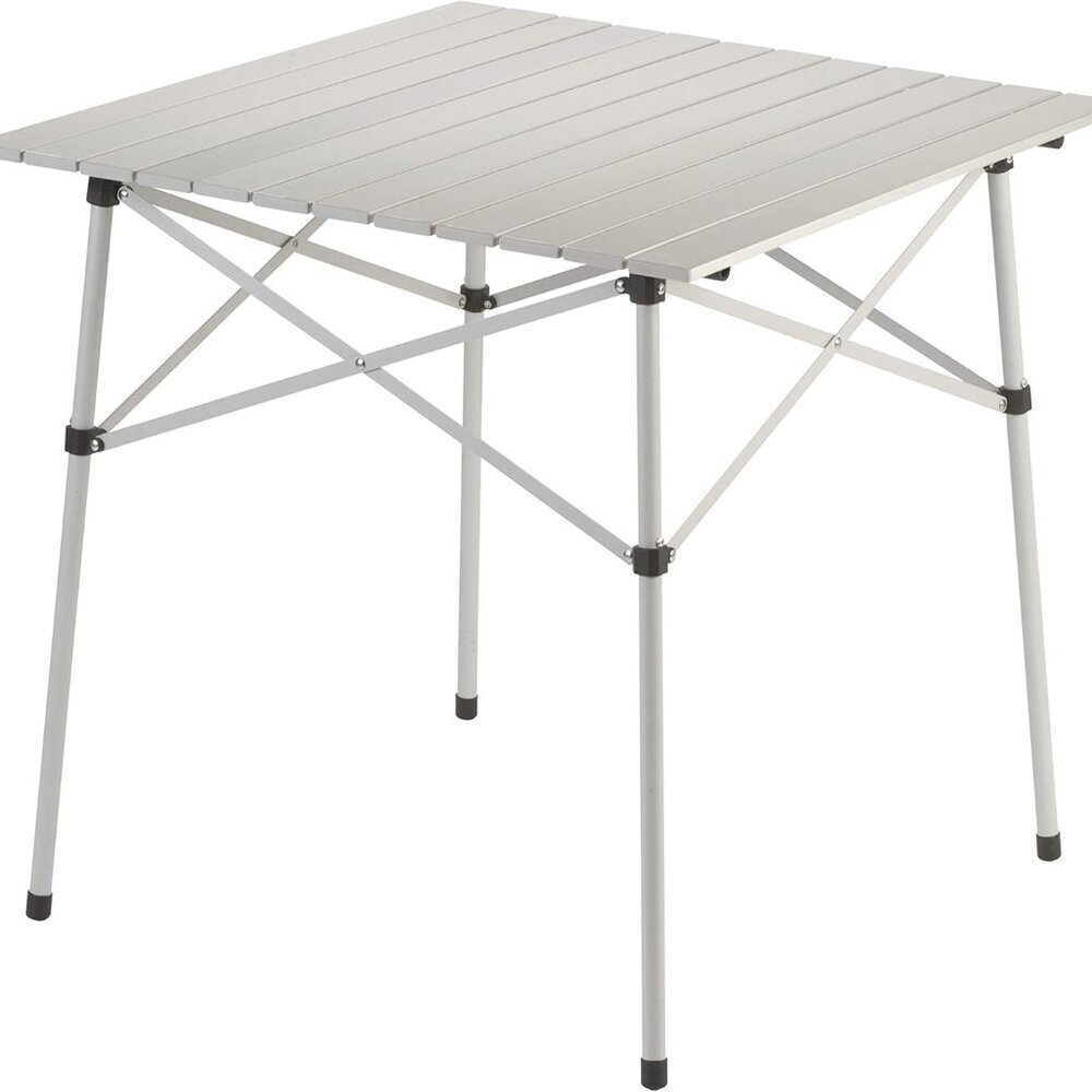 Outdoor Folding Table, Sturdy Aluminum Camping Table with Snap-Together Design,